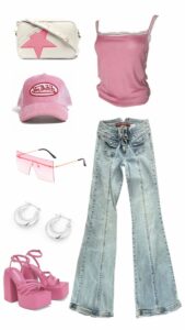 Y2K inspired outfit board.