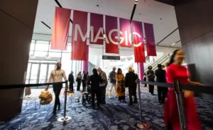 The entrace of MAGIC Las Vegad Tradeshow